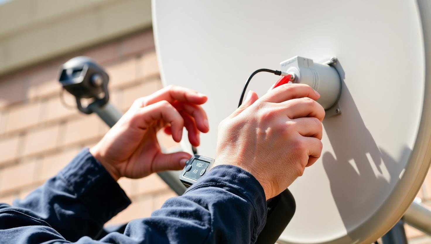 Satellite Dish Installation & Repair — London & Surrey — our engineers at work